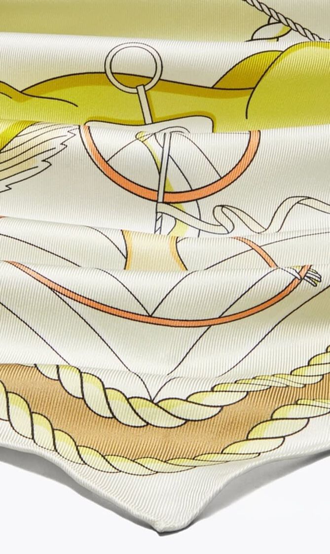 Double Sided Silk Square Scarf