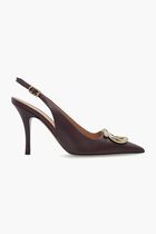 Maxi Gancini Slingback Pumps