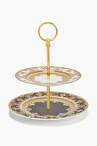 I Love Baroque Etagere Cake Stand 2 Tier Black