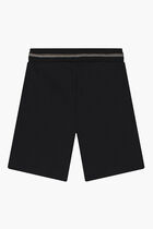 Boss Boys Black Logo Shorts