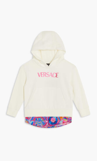 DRESS FELPA + POPELINE KALEIDOSCOPIC BAROCCO KIDS + ST. LOGO