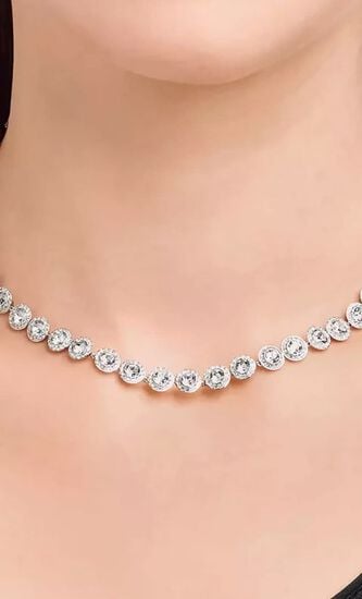 Una Angelic Tennis Necklace