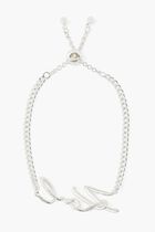 Adjustable Signature Pave Logo Bracelet