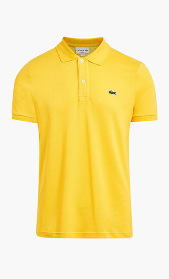 SHORT SLEEVED RIBBED COLLAR SHIRT