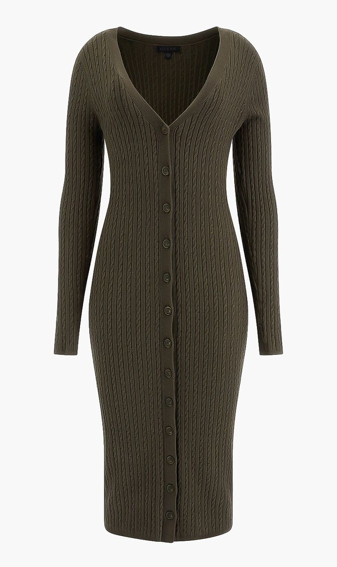 Cardigan Belted Dress