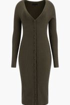 Cardigan Belted Dress