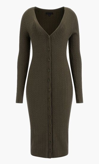 Cardigan Belted Dress