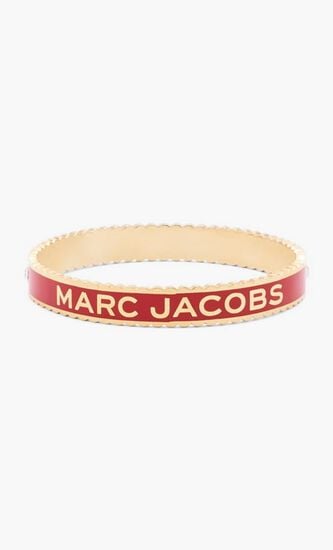 The Medallion Scalloped Bangle Bracelet