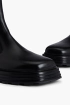 ANKLE BOOT SEMI-SHINY CALF LEATHER