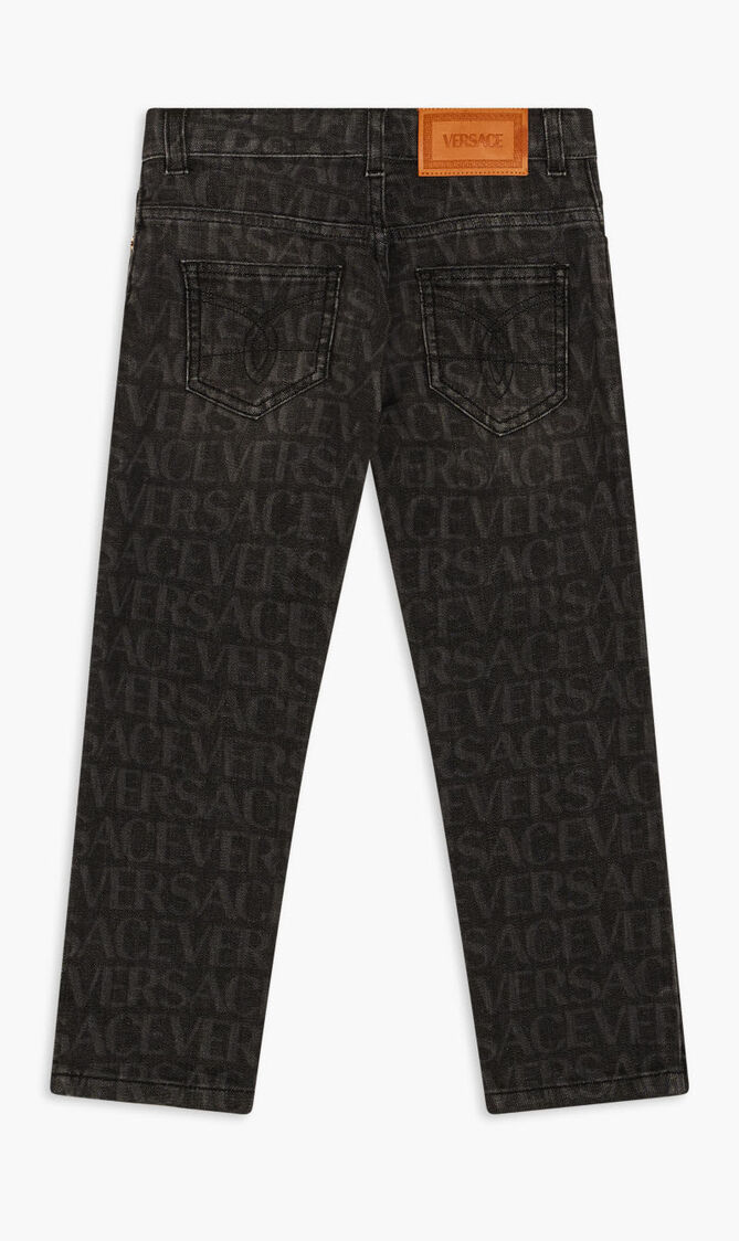 PANT DENIM DENIM + VERSACE ON REPEAT KIDS LASER
