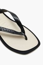 Top Fusion Square Flip Flops