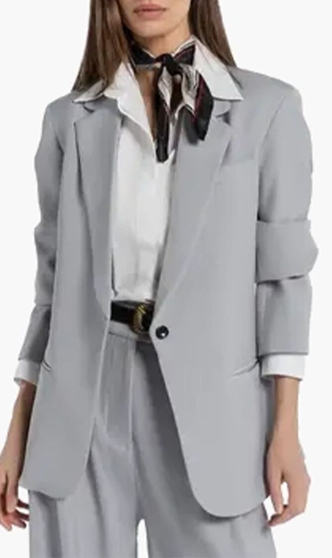 AUDREY BLAZER- GREY
