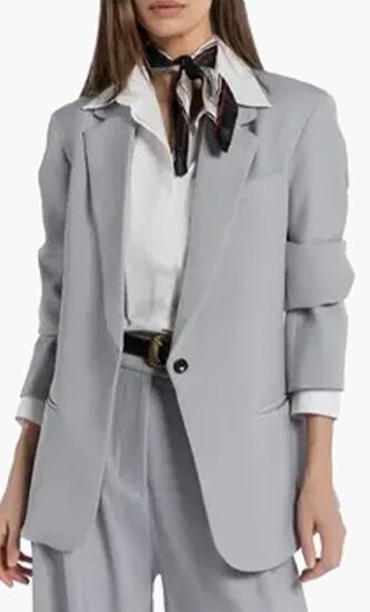 AUDREY BLAZER- GREY