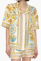 INFORMAL SHIRT UNDERWATER BAROCCO FOULARD ON SILK TWILL