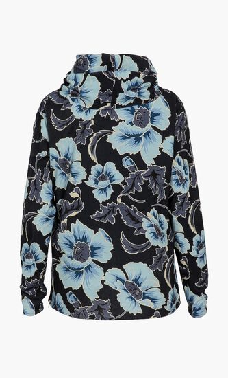 Floral Long Sleeve Hoodie