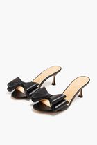 LE CADEAU NAPPA LEATHER KITTEN HEEL MULES (65MM)