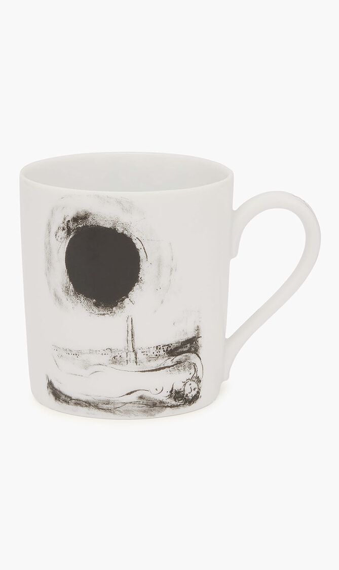Chagal Le Soleil Noir Sur Paris Mug White