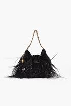 Mini Fleming Feather Drawstring  Bag