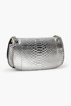 Embossed Leather Envelope Bag