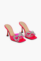 Square Toe Double Bow Platforms