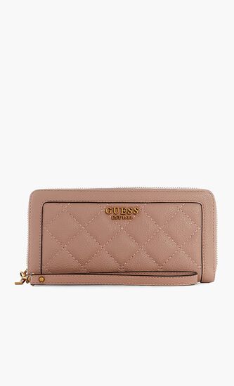 Abey Quilted Long Wallet