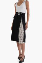 PLEATED PANEL SKIRT