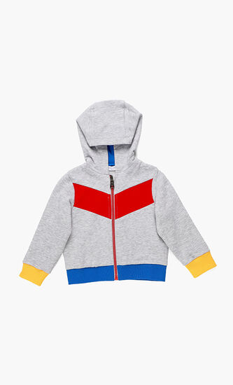 Colourblock Full Zip Hoodie