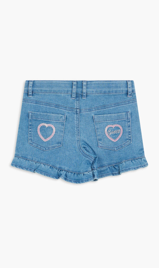 Stretch Denim Shorts