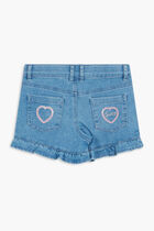 Stretch Denim Shorts