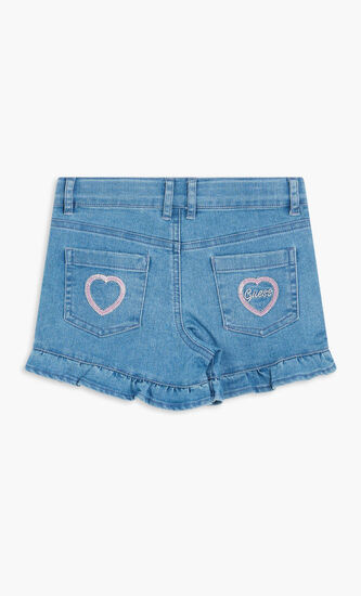 STRETCH DENIM SHORTS
