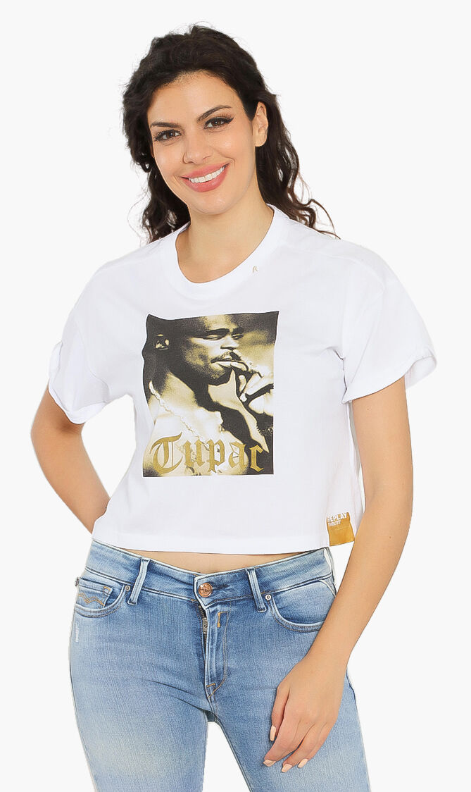Buy REPLAY Tupac Tribute T shirt Limited Edition for AED 35.00 The Deal Outlet