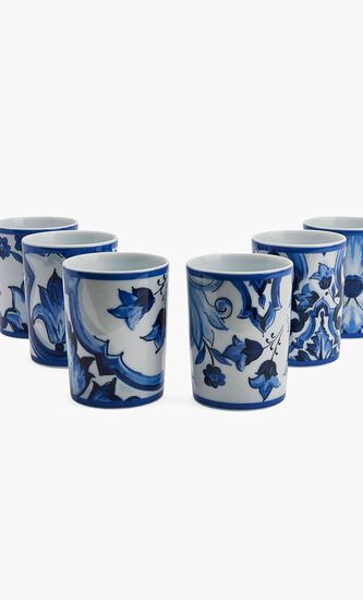 DGA MEDITERRANEAN BLUE 6 PIECES GLASS SET