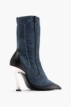 Corset ankle boots