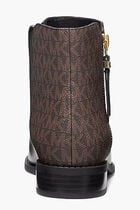 Britt Signature Logo Trim Ankle Boots