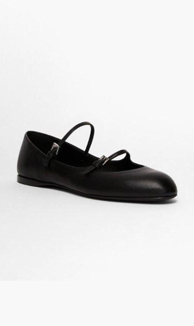 Circus Nappa Leather Ballet Flats
