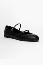 Circus Nappa Leather Ballet Flats
