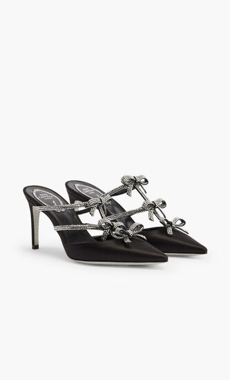 BLACK SATINCRYSTAL STRASS