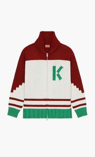 Seasonal Graphic Cardigan Jacket