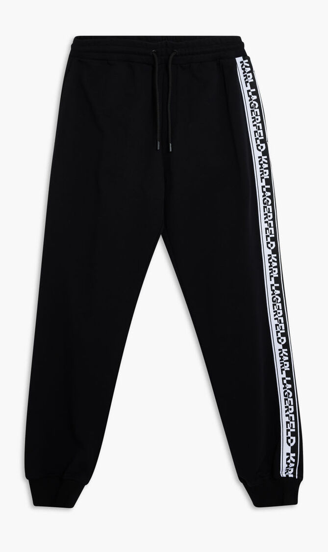 LOGO KNIT TAPE CUFF SWEATPANTS
