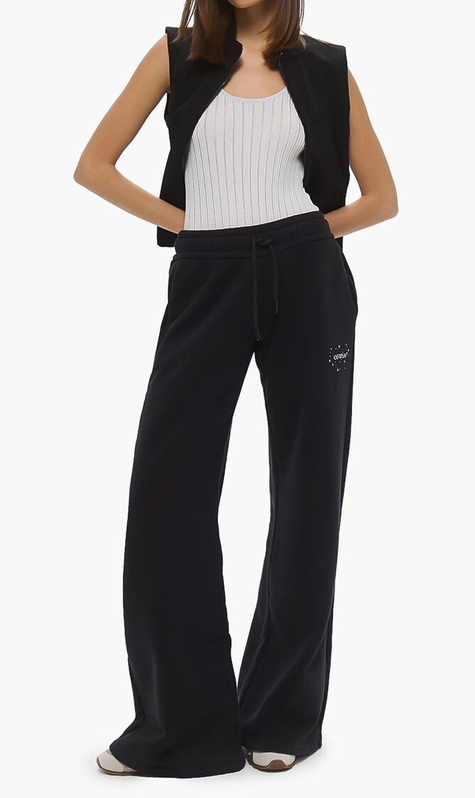 BLING STARS ARROW SWEATPANT BLACK WHITE