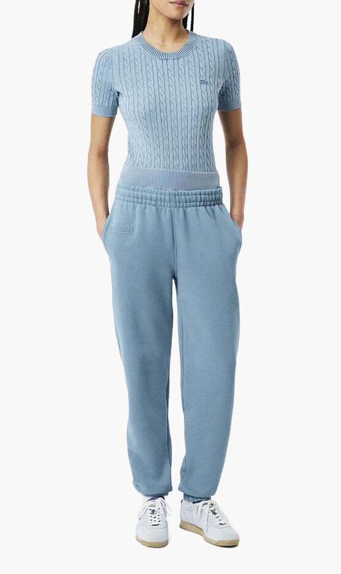 Embossed Logo Fleece Pants