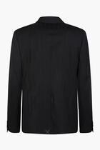 SHIBORI JACQ SLIM DB JKT BLACK NO COLOR