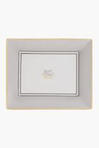 Pegaso Trinket Tray Rectangular Small Grey
