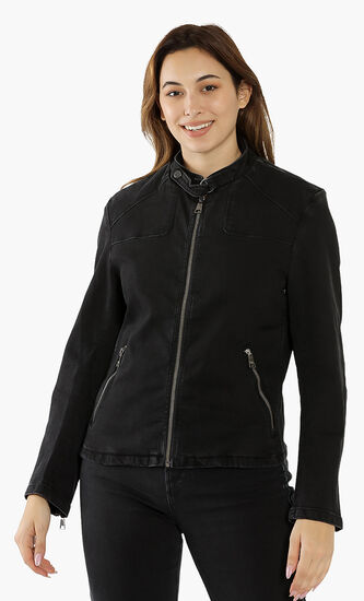 Denim Zipped Jacket