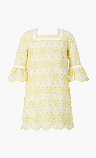 Nora Embroidered Mini Dress