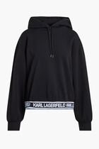 BONDED JERSEY HOODIE WLOGO