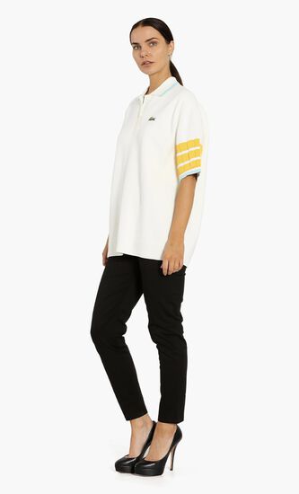 Loose Fit Polo Collar Sweater