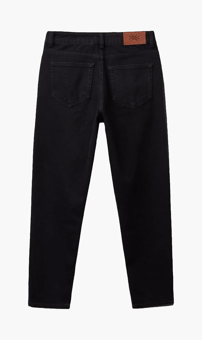 High Waisted Cropped Jeans