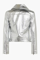 LEATHER BIKER JACKET