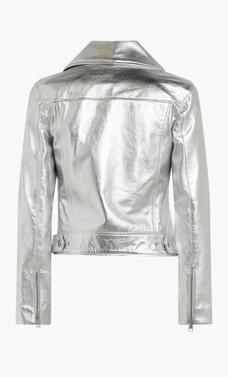 LEATHER BIKER JACKET